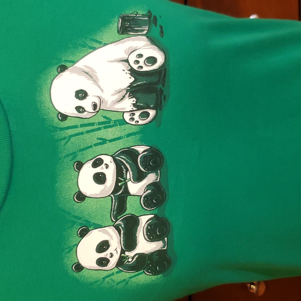 Woot.com Painting Pandas Vintage 2000's Graphic Gamer Tee Size L